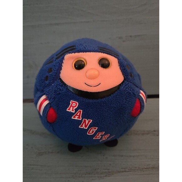 TY NHL Beanie Ballz - NEW YORK RANGERS (Regular Size - 5 inch) 2013 Sports Fan - Picture 2 of 4